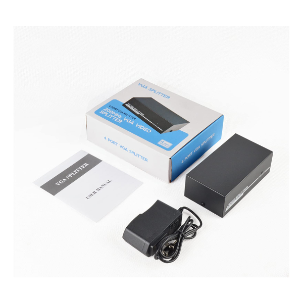 4 Port 200 MHz VGA Video Splitter
